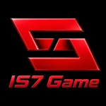 IS7 Game mobile gaming logo with play win bonus rewards features
