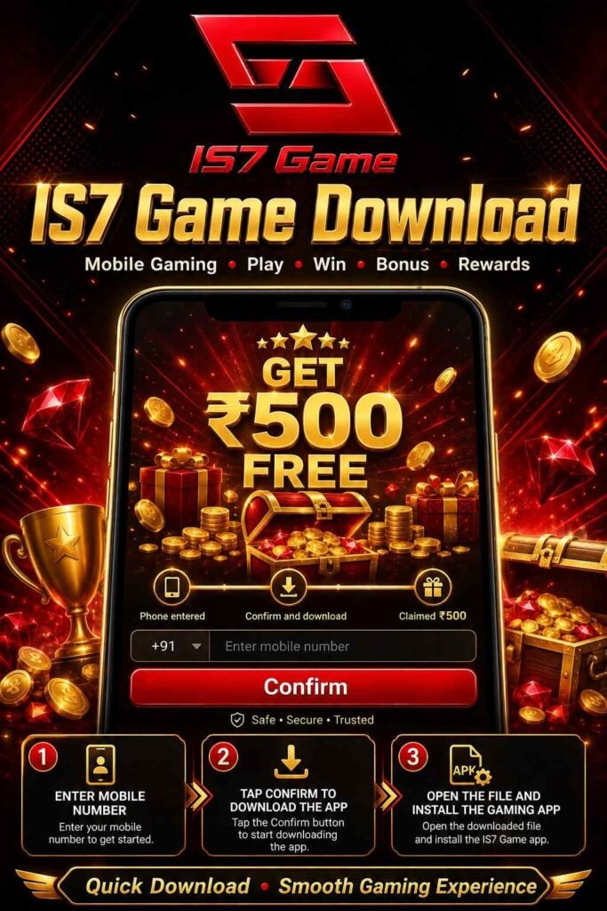 IS7 Game download for Android mobile gaming with app access and installation steps